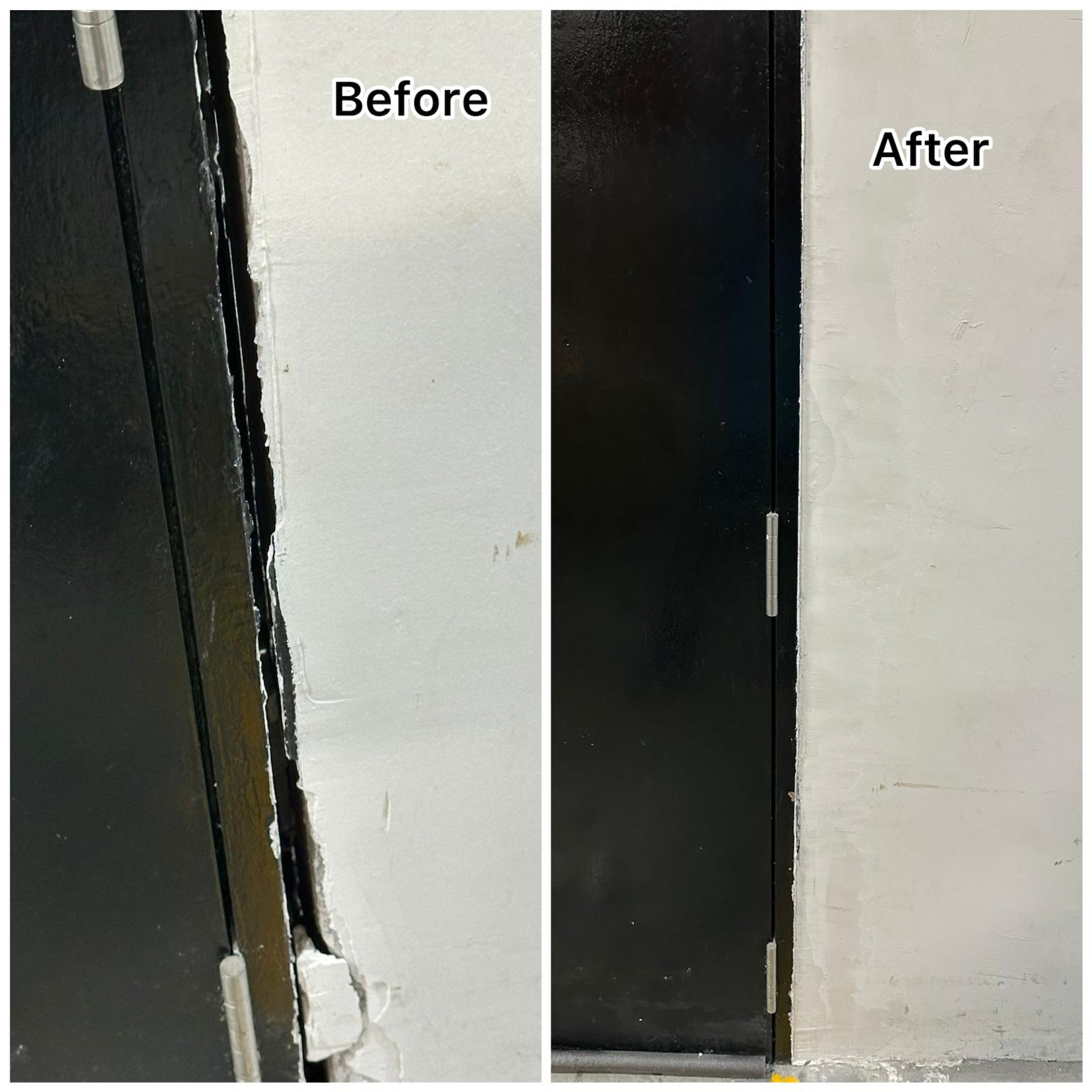 Door Frame Gap Repair & Wall Plaster Repair Service in Singapore